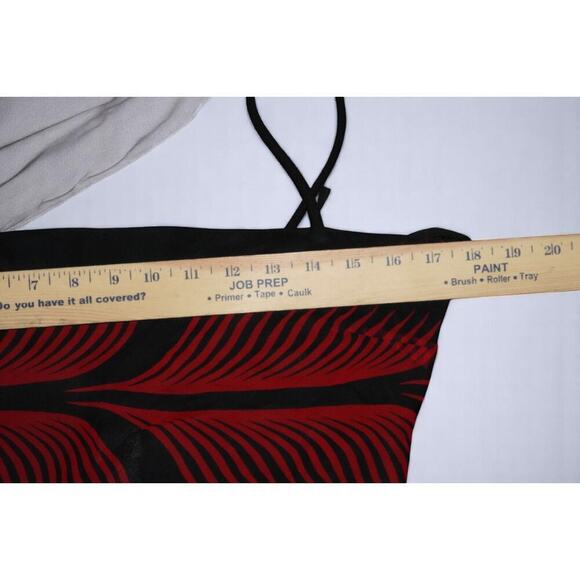 Vintage SaLLY USA Palm Leaf Slip Dress – Size Large – Made in USA - Picture 16 of 16